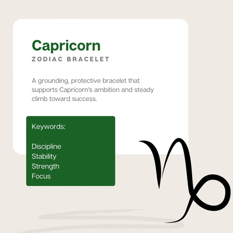 Capricorn Zodiac Bracelet