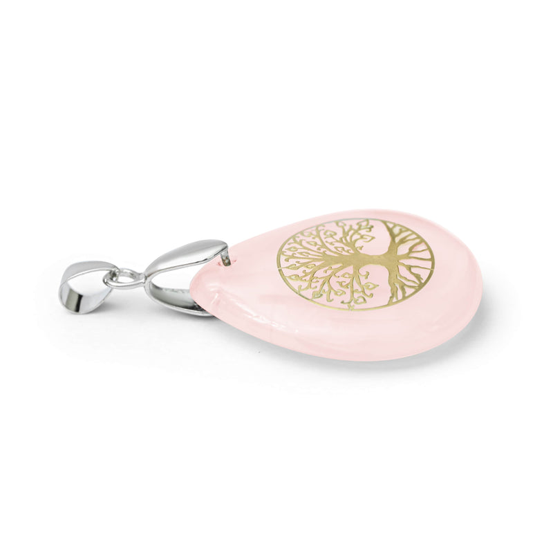 Rose quartz pendant