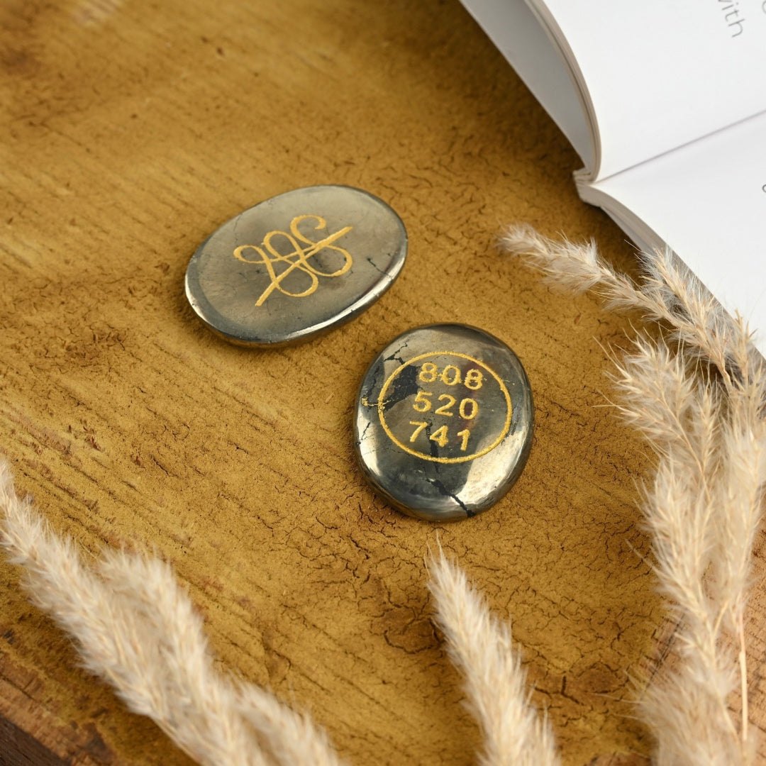 Pyrite Zibu symbol coin