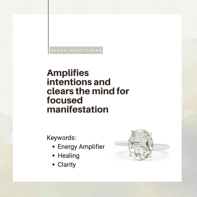 Clear Quartz Ring
