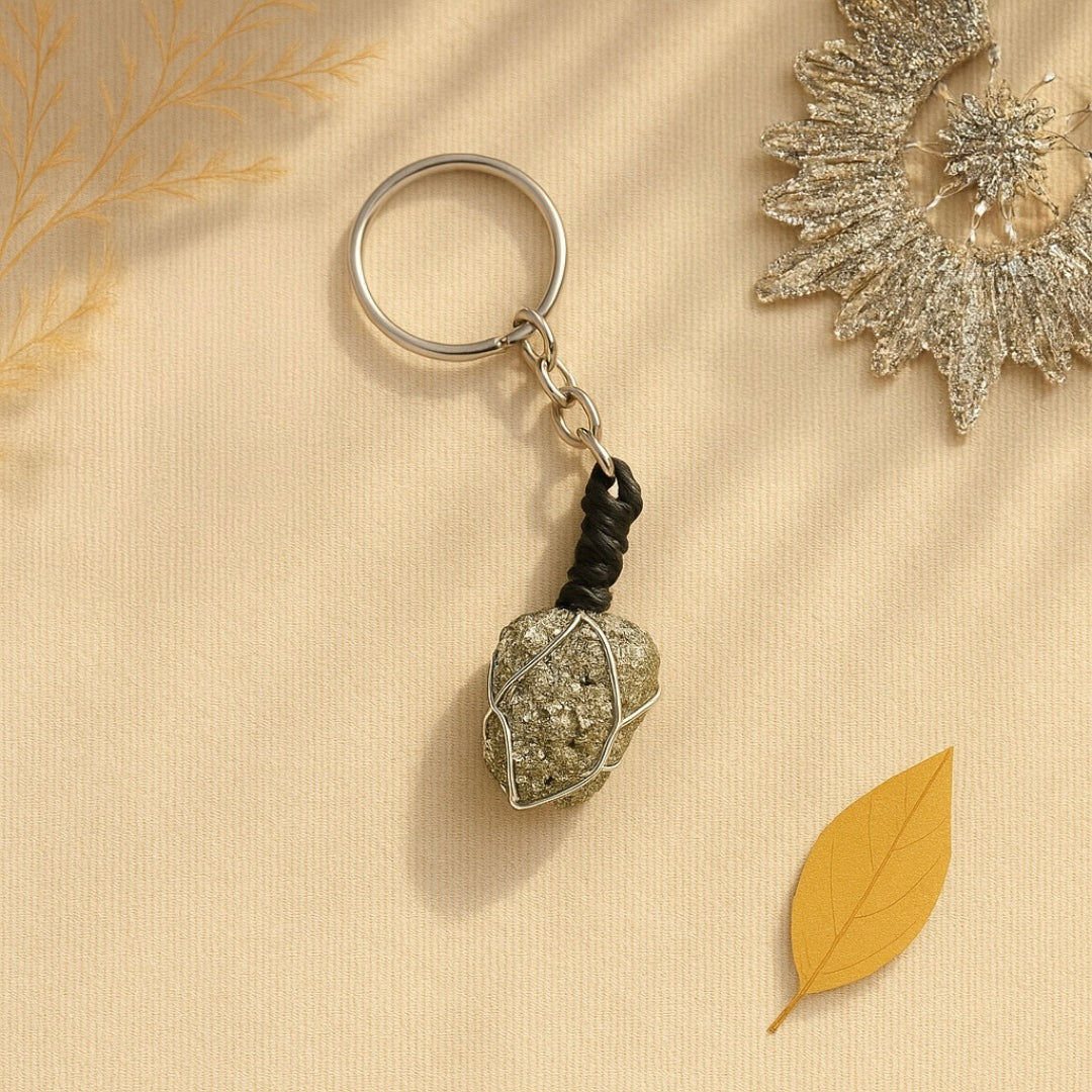 Pyrite Keyring