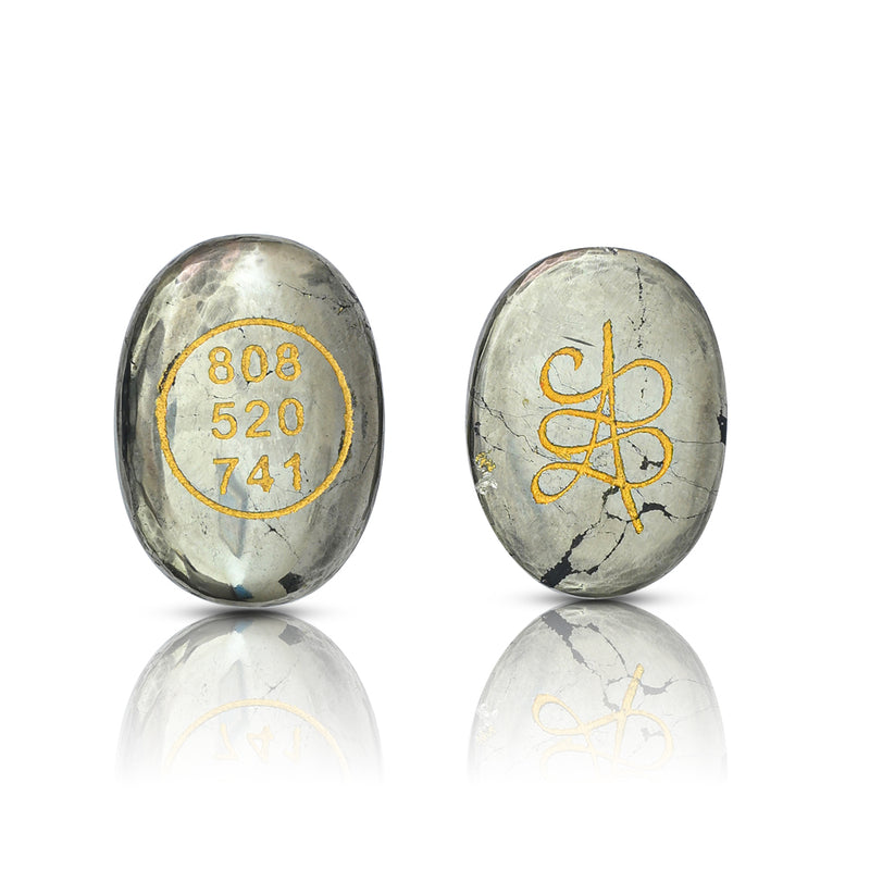 Pyrite Zibu symbol coin