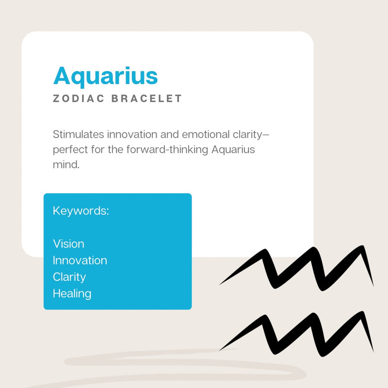 Aquarius Zodiac Bracelet