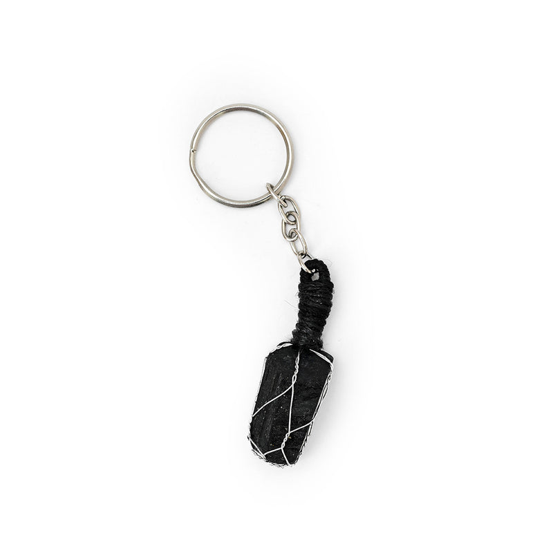 Black Tourmaline Keyring