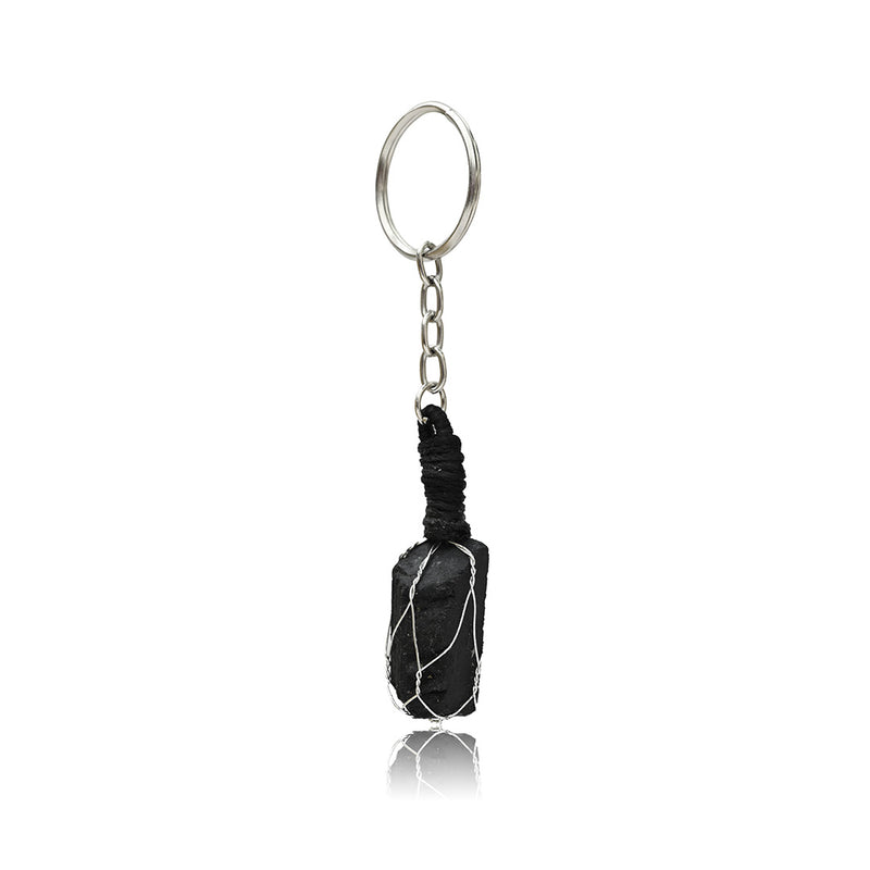 Black Tourmaline Keyring