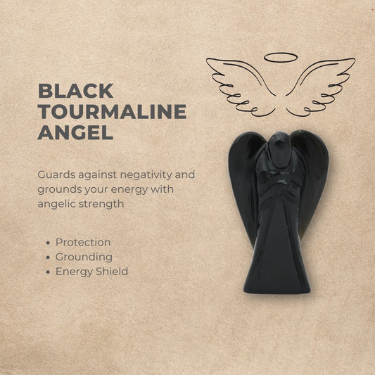 Black Tourmaline Angel