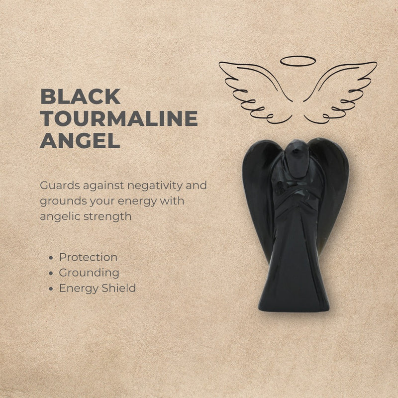 Black Tourmaline Angel