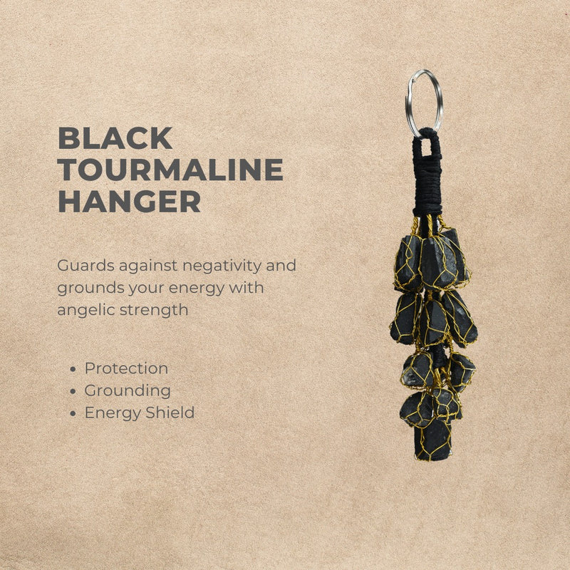 Black tourmaline hanger_