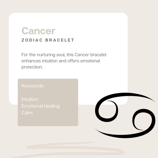 Cancer Zodiac Bracelet