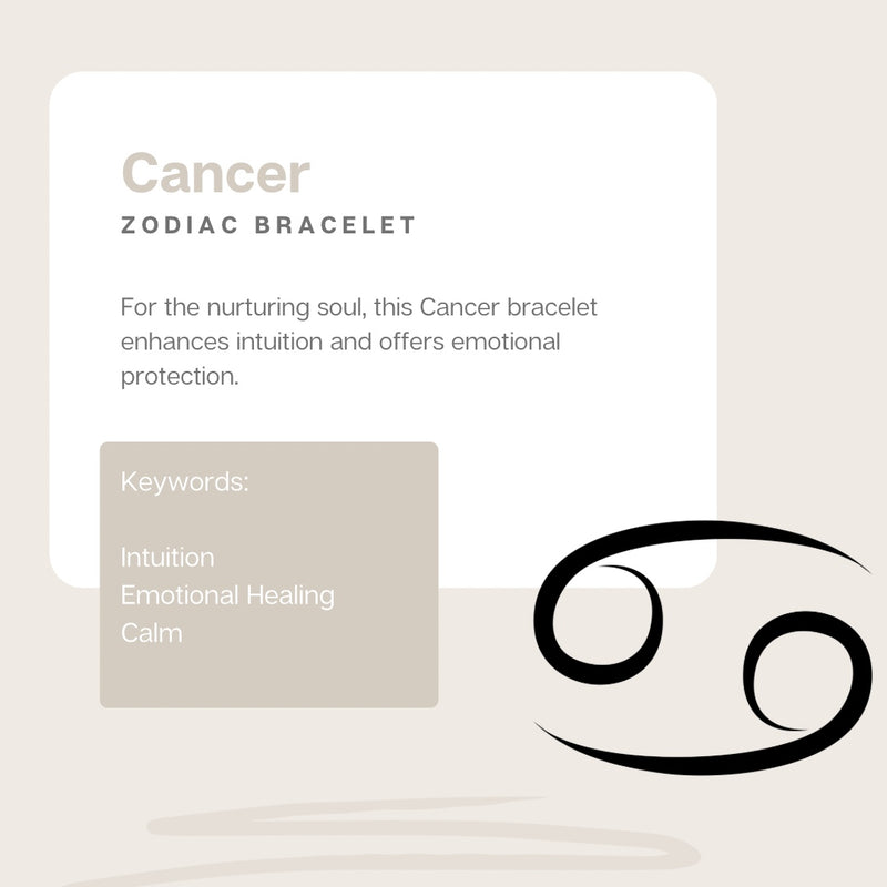 Cancer Zodiac Bracelet