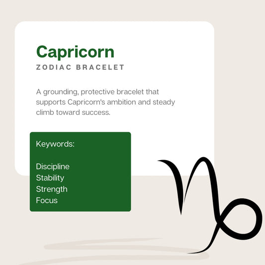 Capricorn Zodiac Bracelet