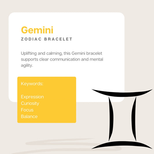 Gemini Zodiac Bracelet