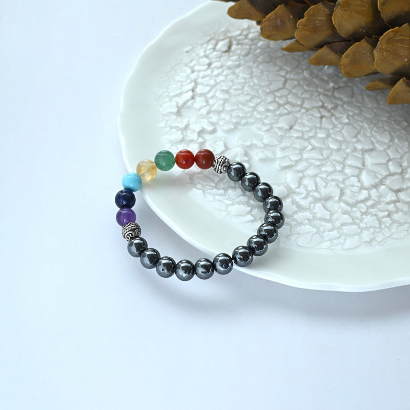 Hematite 7 Chakras Bracelet