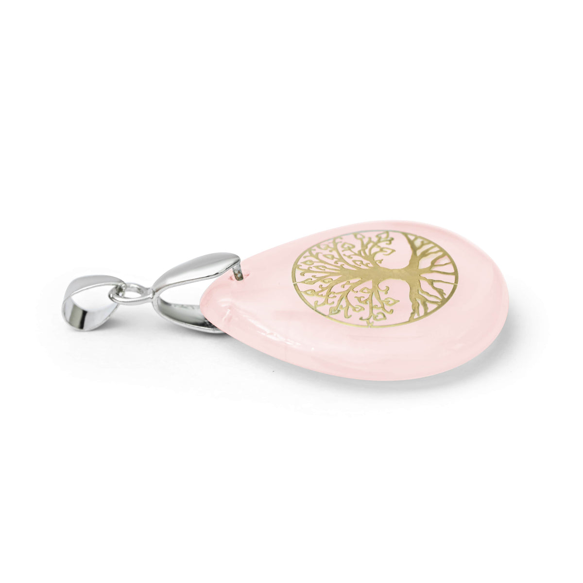 Rose quartz pendant