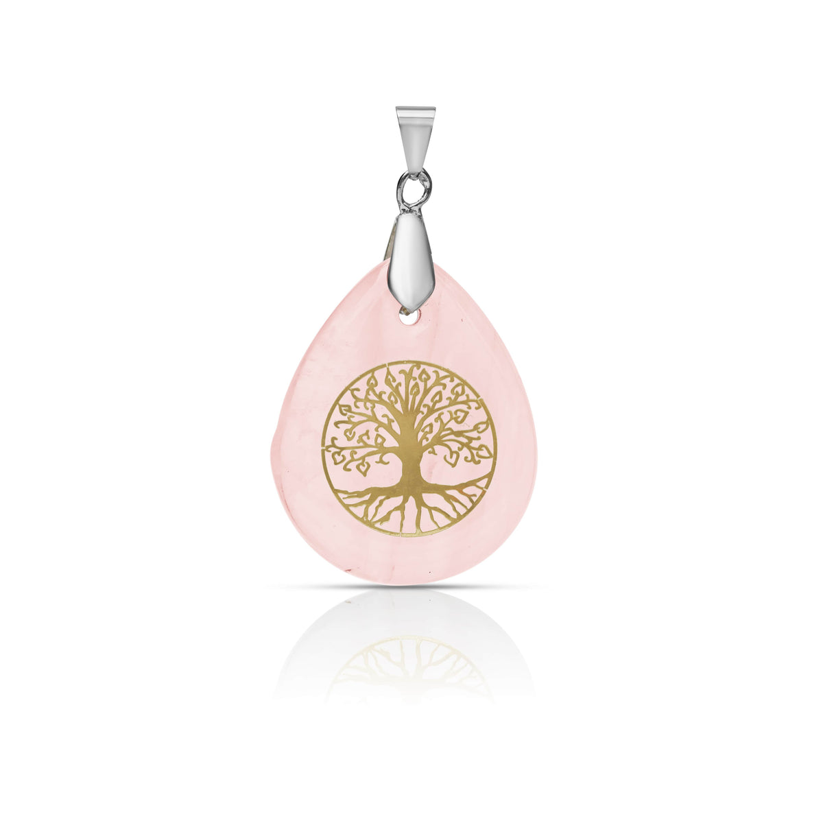 Rose quartz pendant