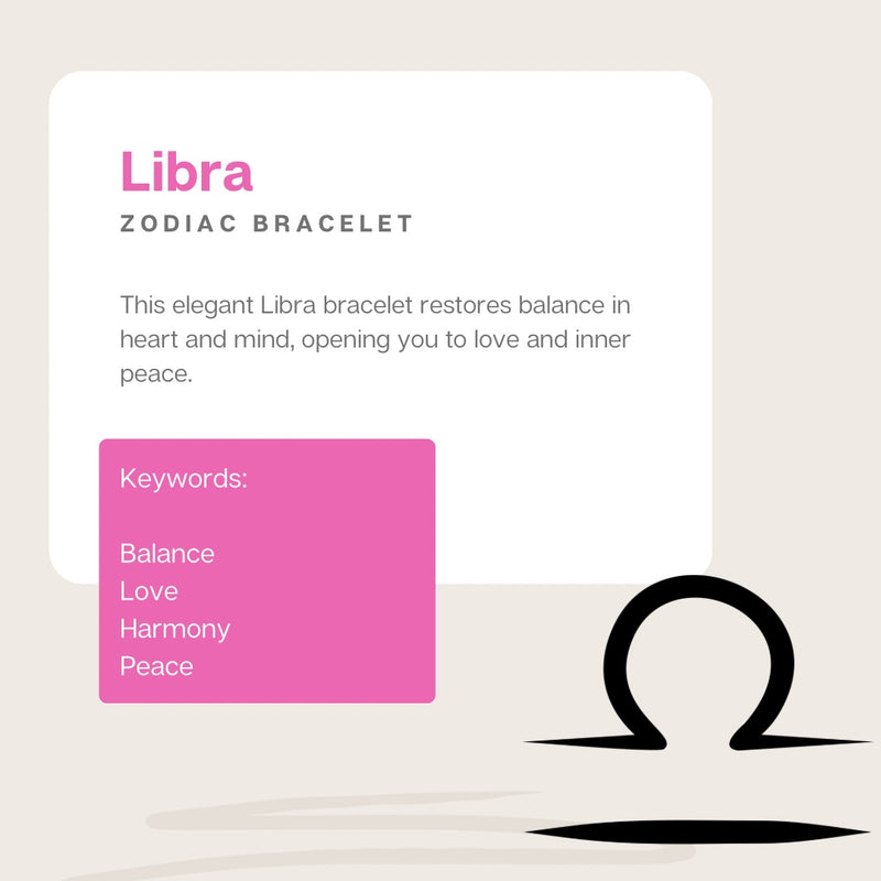 Libra Zodiac Bracelet