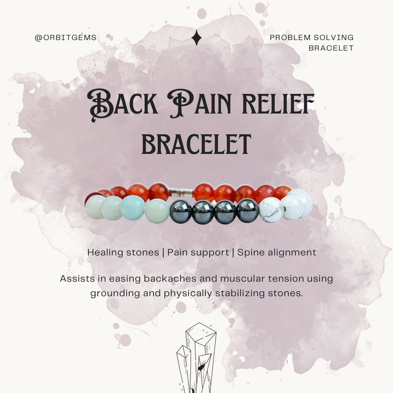 Back Pain Relief Bracelet Stones