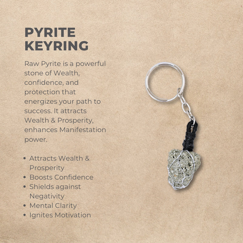 Pyrite Keyring