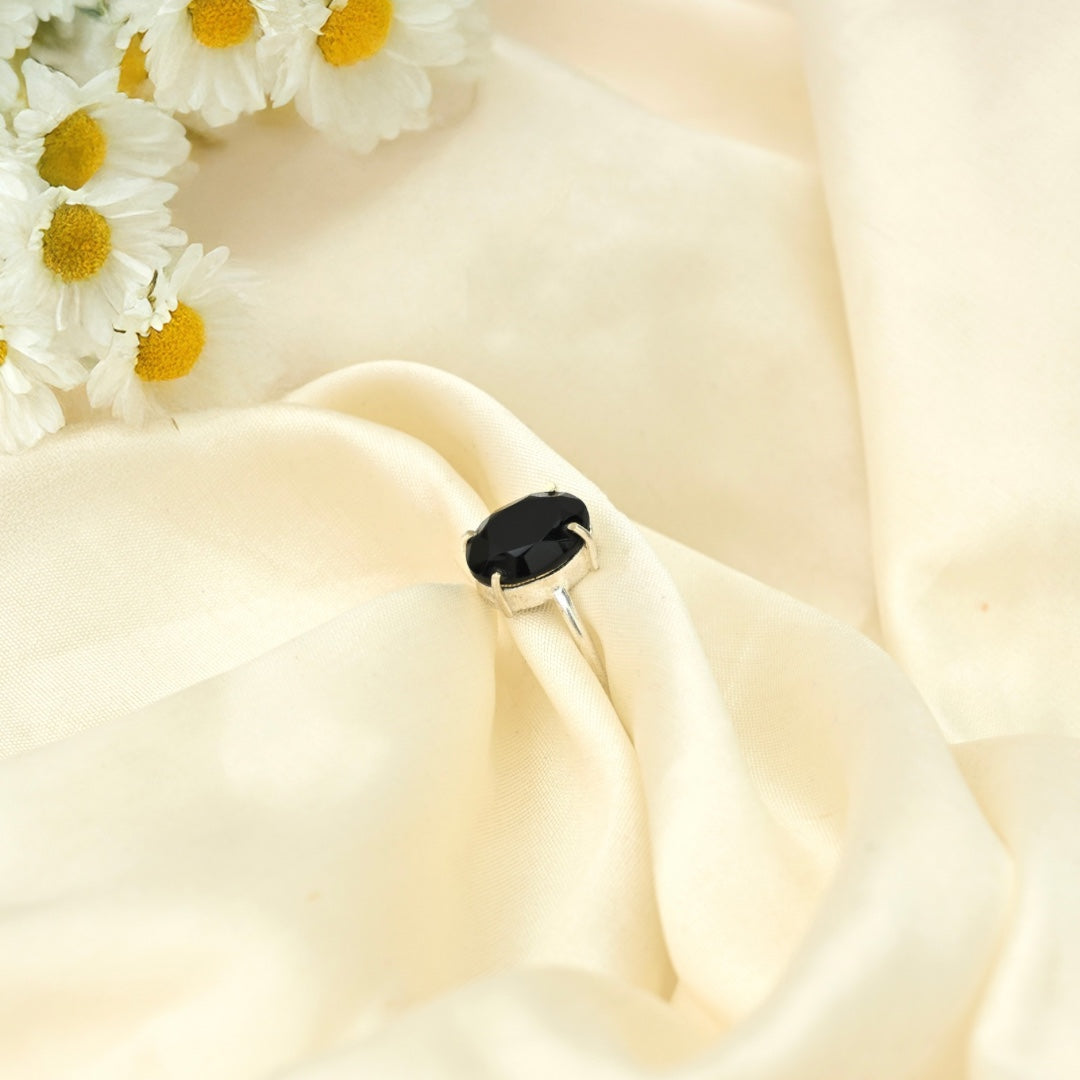 Black Obsidian Ring