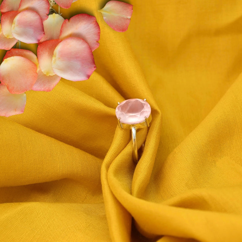 Rose Quartz Ring