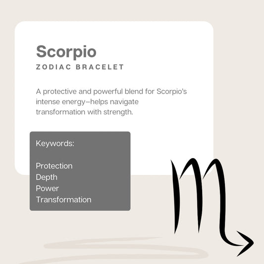 Scorpio Zodiac Bracelet