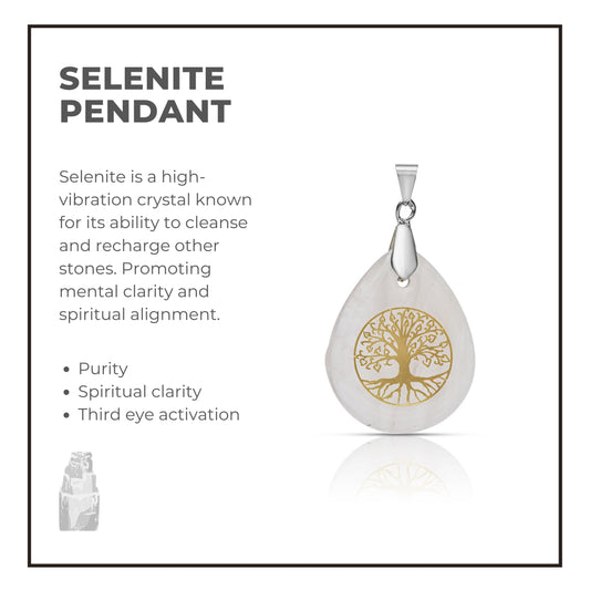 Selenite Pendant