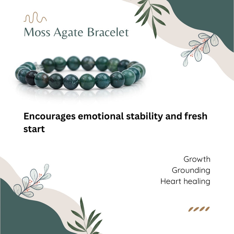 Moss Agate Bracelet