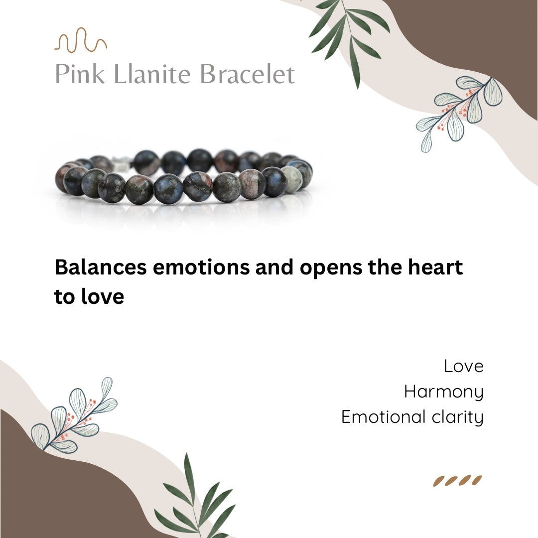 Pink Llanite Bracelet