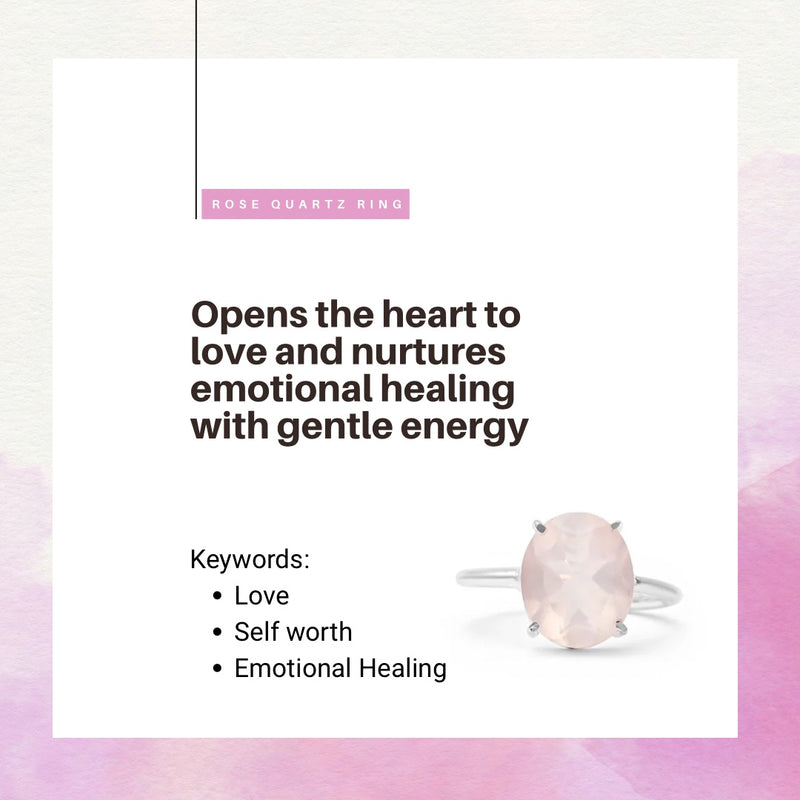 Rose Quartz Ring