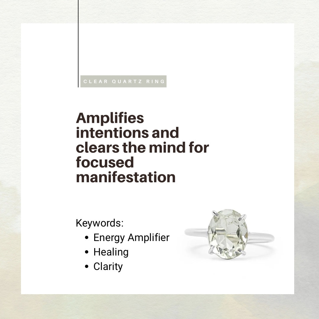 Clear Quartz Ring