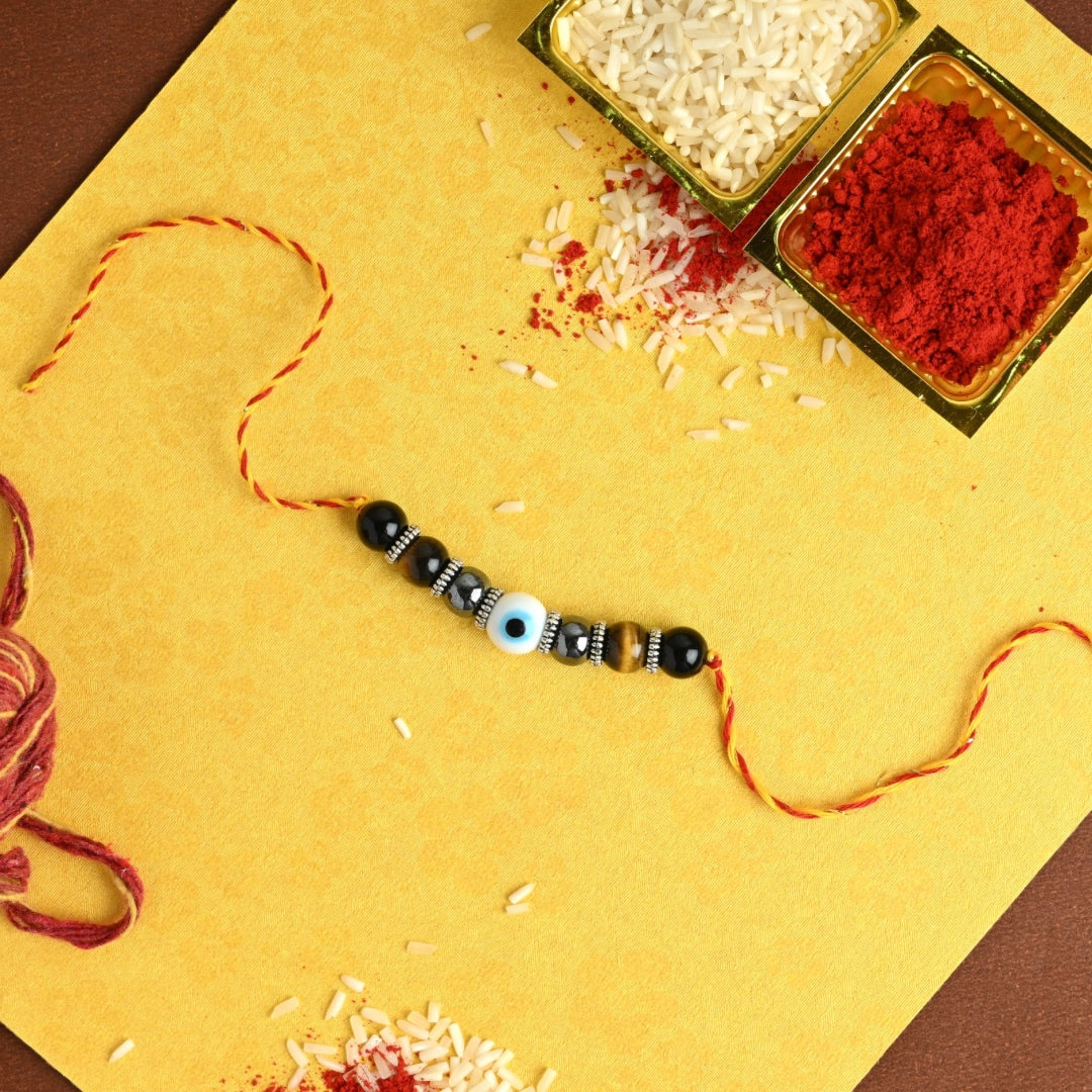 Triple Protection Evil Eye Rakhi